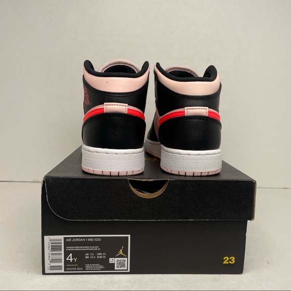 Nike Air Jordan 1 Retro Mid GS “Atmosphere” NEW 2022 - Picture 4 of 4
